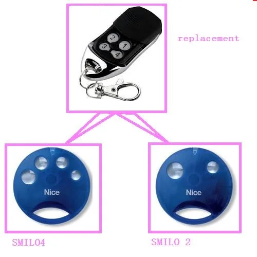 

transmitter remote control smilo 2 ,smilo 4 replacement remote