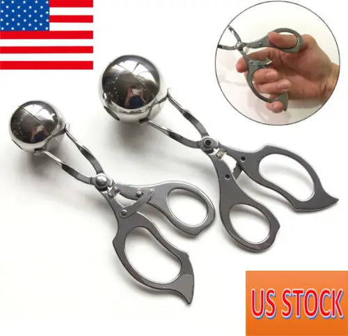 Non Stick Stainless Steel Stuffed Meatball Clip Maker Mold Cooking Tool DIY |