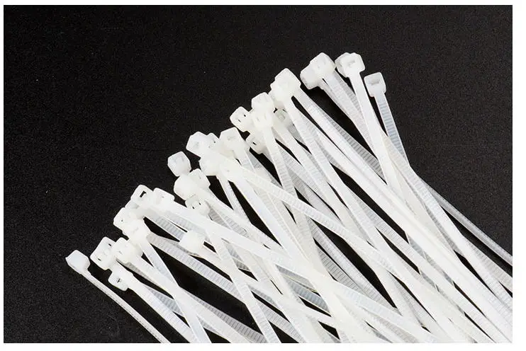 

100PCS Nylon Cable Ties 3*100 3*200 4*100 4*200 5*100 5*200 8*100 8*200 3mm 4mm 5mm 8mm length100mm 200mm