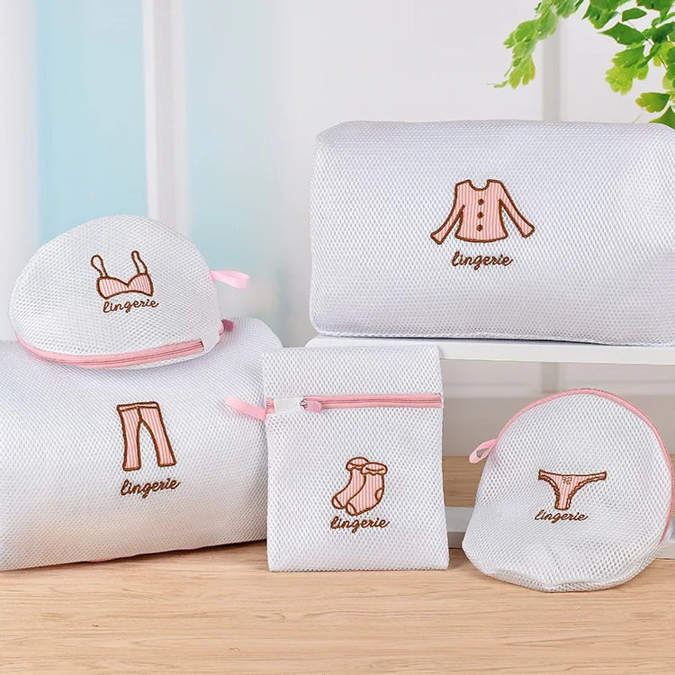 Zipper Mesh Laundry Bags For Clothes Washing Bag Separating Protection Basket Machine Protect Bra Socks Underwear huismerk kopen in de aanbieding Zipper Mesh Laundry Bags For Clothes Washing Bag Separating Protection Basket Machine Protect Bra Socks Underwear huismerk kopen in de aanbieding