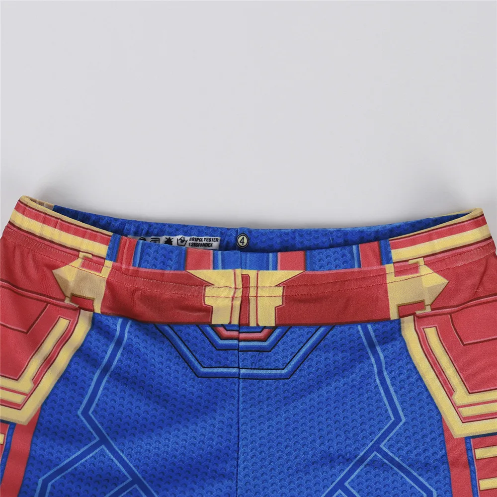 Ms Marvel Carol Danvers женский супергерой Капитан Марвел Косплей костюмы на Хэллоуин для