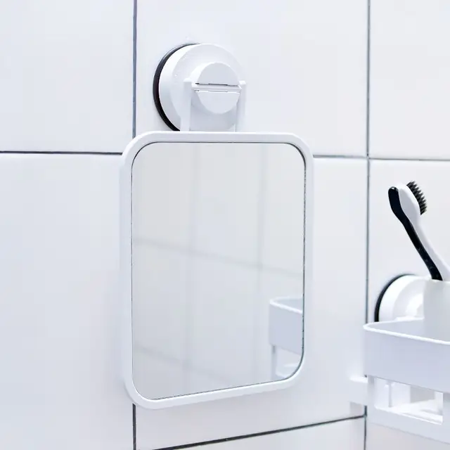 Suction Up Wall Mounted Telescoping Folding Round One Side Bathroom Suction Up Wall Mounted Telescoping Folding Round One Side Bathroom Mirror Makeup Cosmetic Lady S