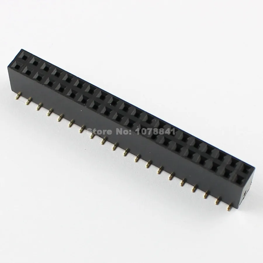 Connettori PCB A Angolo Retto - 3 Pezzi 2x20 Pin Femmina, Distanza 2.54mm - Foto 2