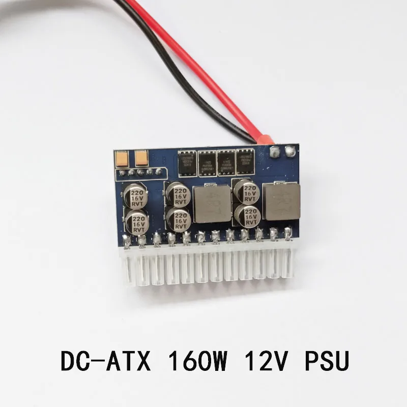 

24pin DC ATX PSU 12V DC Input 160W Peak Output Switch DC-DC ATX Pico PSU MINI ITX PC Power Supply For Computer