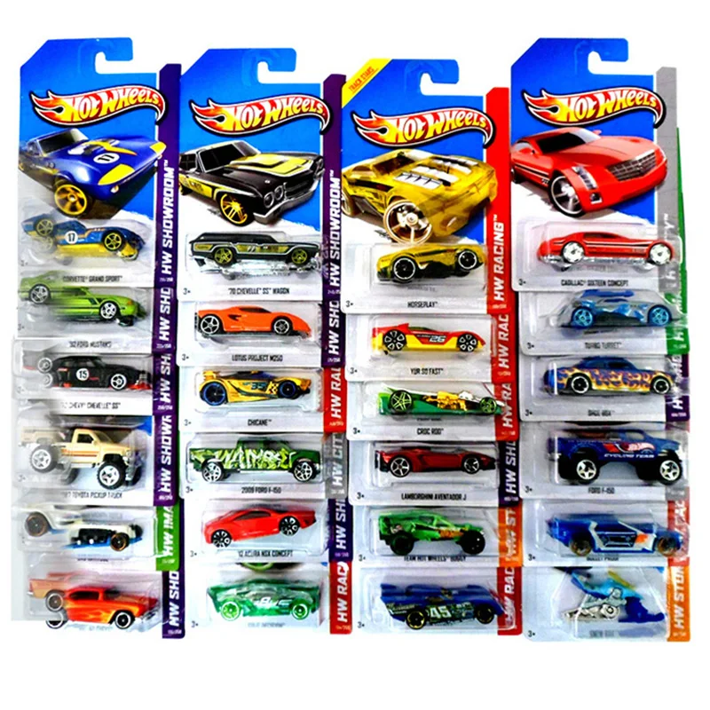 1:43 Hot Wheels одноцветное Car 100% оригинальный стиль автомобиля игрушка мини автомобили