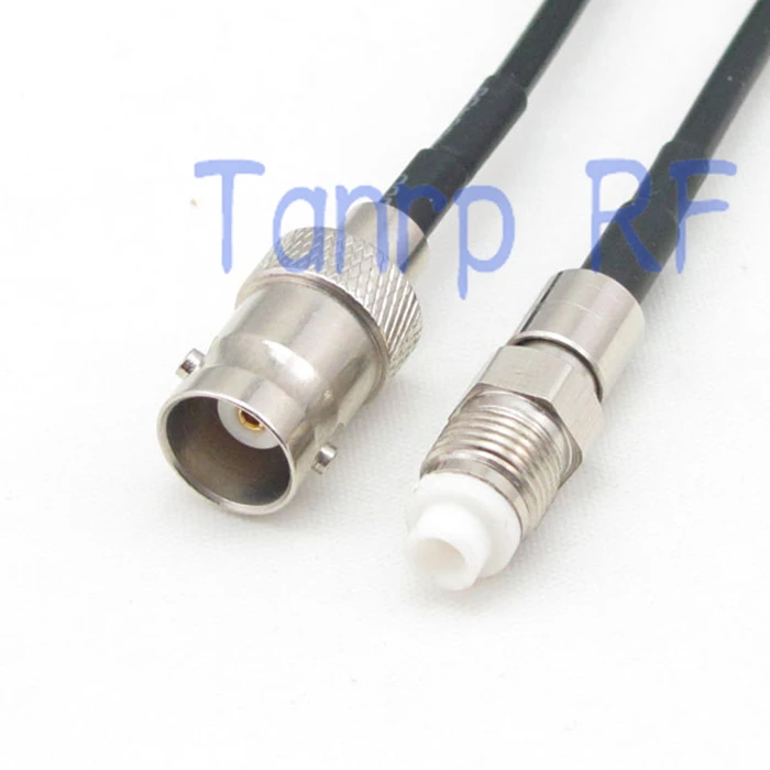

6in BNC female jack to FME female jack RF connector adapter 15CM Pigtail coaxial jumper cable RG174 extension