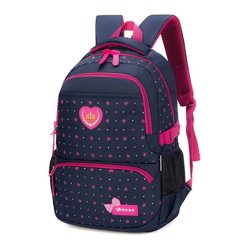 Детские школьные сумки для девочек, рюкзаки для начальной школы, школьные рюкзаки для принцесс, школьные сумки для детей, Mochila Infantil - Цвет: blue