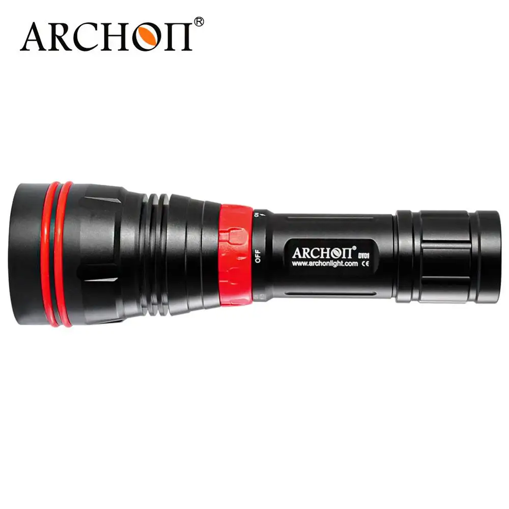Archon DY01/WY07 CREE светодиодный фонарик для дайвинга фонарь 26650 перезаряжаемая батарея