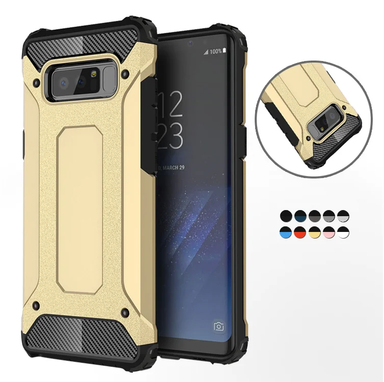 Для Samsung Galaxy S7 Edge S8 S9 S10 S20 Plus S10E Note 8 9 10 20 прочный бронированный жесткий чехол из