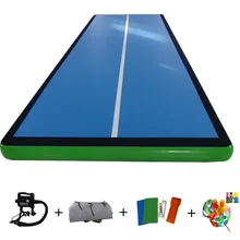 Надувной воздушный коврик тренировочный Трек 2 года гарантии и фитнес-коврик 3 м x 4 м x 30 см