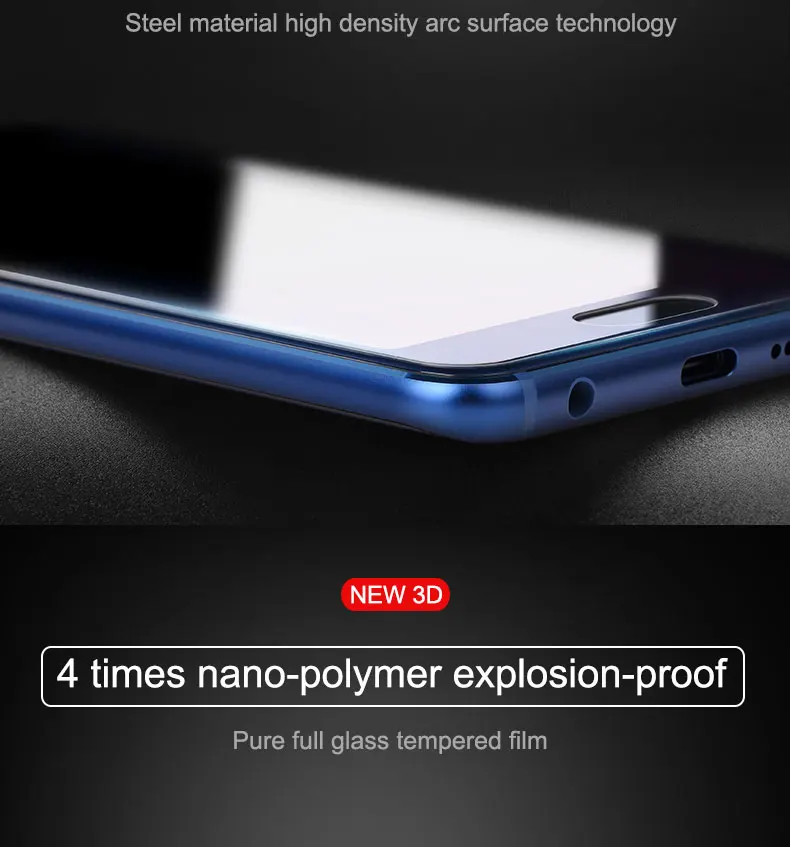 Fhvumx 3D полное покрытие закаленное Стекло для huawei Honor 8 9 10 Lite V9 V10 высокое качество Экран защитное стекло на Honor 9 10