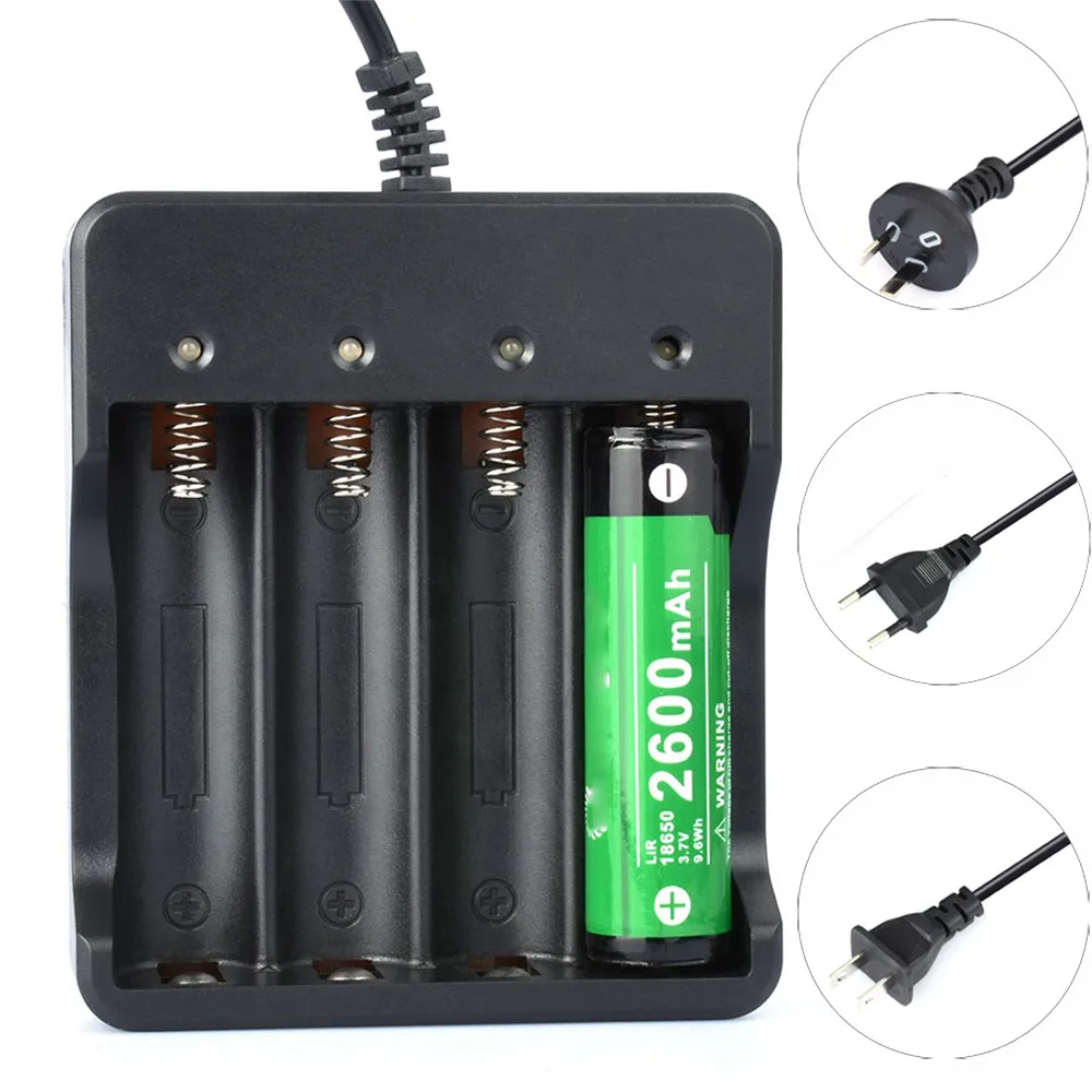 18650 Battery Li ion 3.7V Rechargeable Batteries For 1200mAh LED