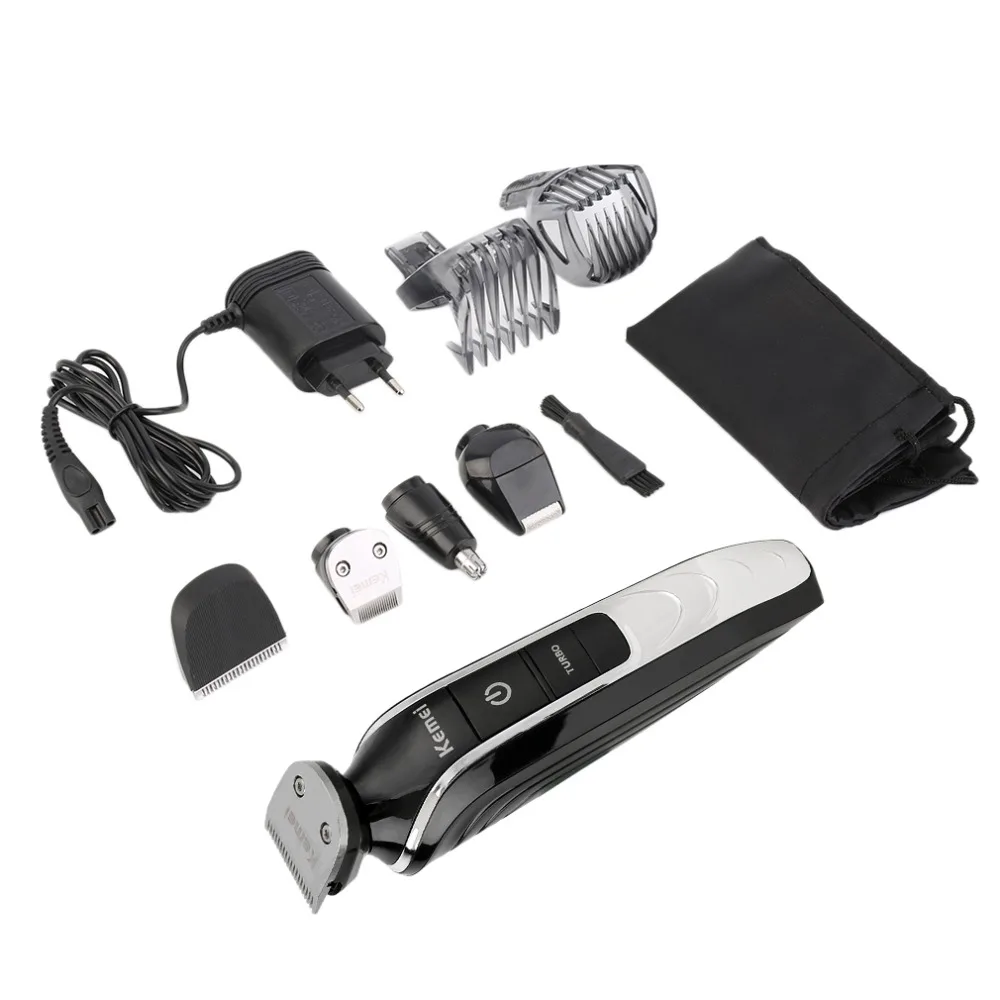 

Kemei 5 in 1 Hair Clipper Razor Electric Beard Cutter 360 Degree Hair Clipper Trimmer Shaving Haircut Tool High Quality Hot