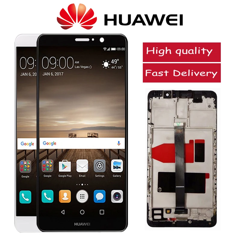 

Original 1920x1080 Display For HUAWEI Mate 7 8 9 LCD With Touch Screen Digitizer Assembly Replacement Repair Parts With Frame