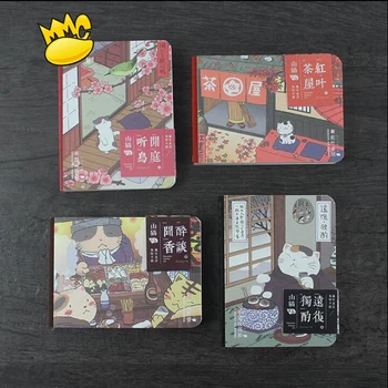 

"Japanese Cat ver3" Cute Monthly Planner Agenda Study Diary Notebook Pocket Journal Stationery Gift