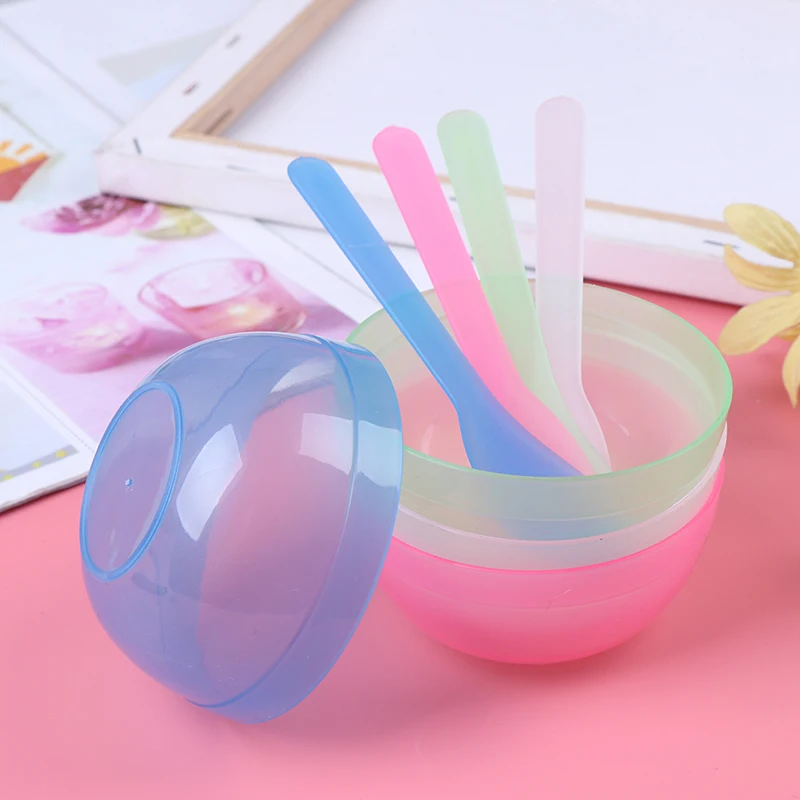 New DIY FaceCare Makeup Tools Kit Plastic FaceMask Bowl Stick Brush Set Mixing Applying New DIY FaceCare Makeup Tools Kit Plastic FaceMask Bowl Stick Brush Set Mixing Applying