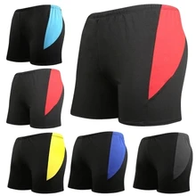 Большой размер дышащий купальник Мужские плавки водонепроницаемый человек Дайвинг боксер Sunga трусы летние лоскутные пляжные спортивные шорты