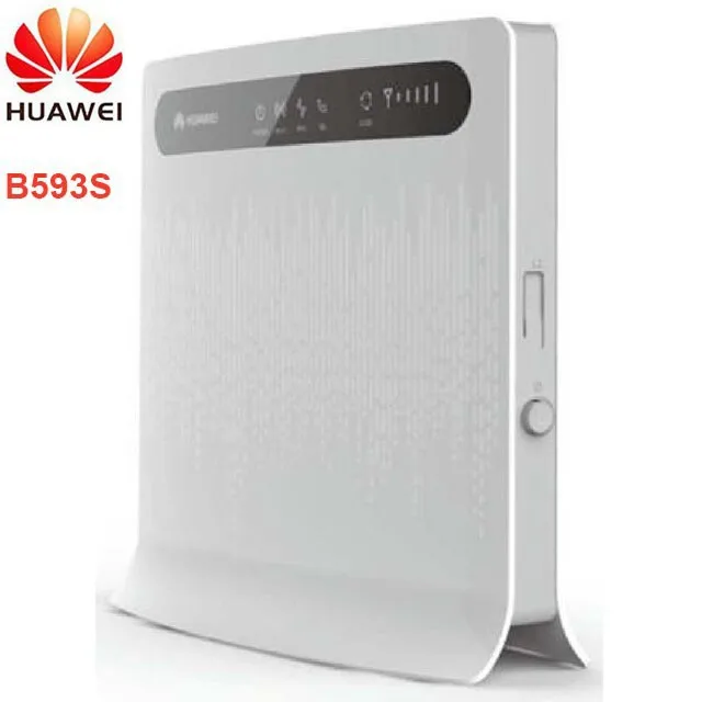 Оригинальный разблокирована huawei B593 B593s-12 FDD 4G LTE Wi-Fi маршрутизатор с 4 LAN Порты и разъёмы 100 Мбит/с pk e5776 b880 b890 e589