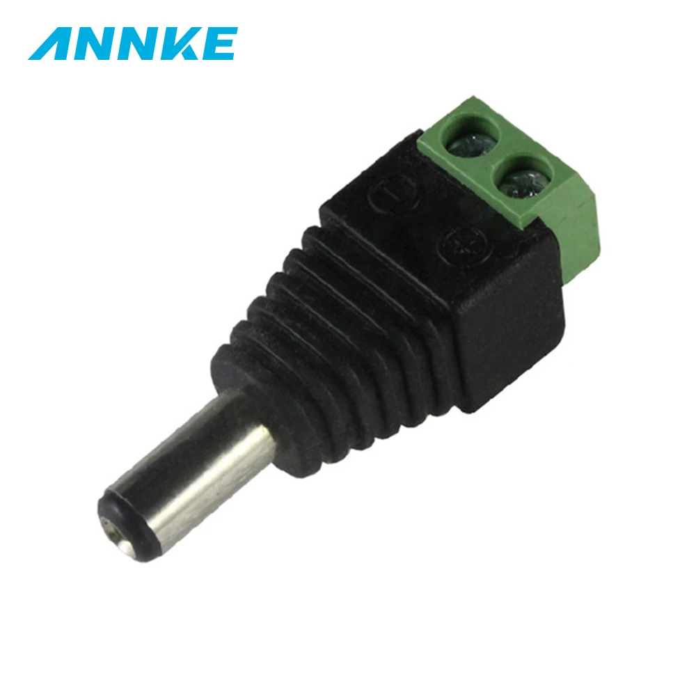 

SANNCE 10pcs/lot CCTV BNC Connector Professional Male DC Power converter/DC Plug Adapter for CCTV security cameras
