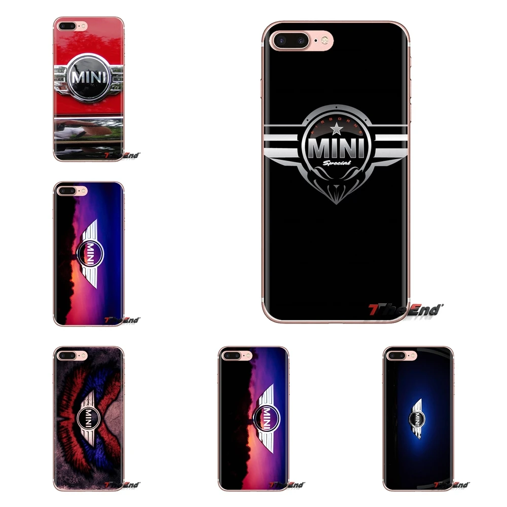 Мягкий чехол Обложка для Huawei G7 G8 P7 P8 P9 P10 P20 P30 Lite Mini Pro P Smart Plus 2017 2018 2019 UK mini cooper jcw logo