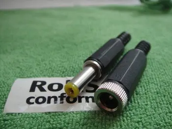 

100P 2.1x5.5mm AC-DC Power Cable Plug + Jack Socket Adapter CCTV Connector PP21