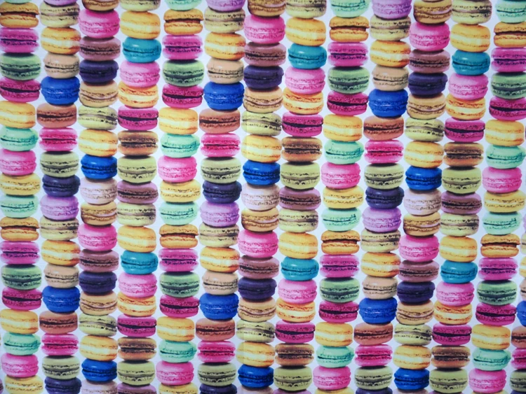 

Colored cake Polyester composite fabrics waterproof Oxford cloth for patchwork PVC DIY Sewing Tablecloth bag raincoats