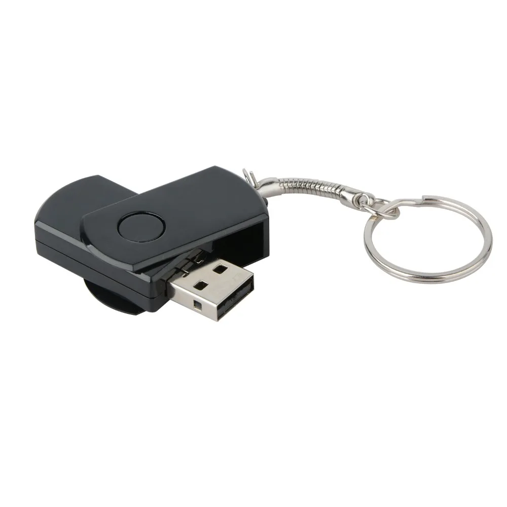 

360 Degree U-disk Shape HD Mini U-Disk DVR USB Camera Shaft Sports Monitoring Hidden Cam Recorder