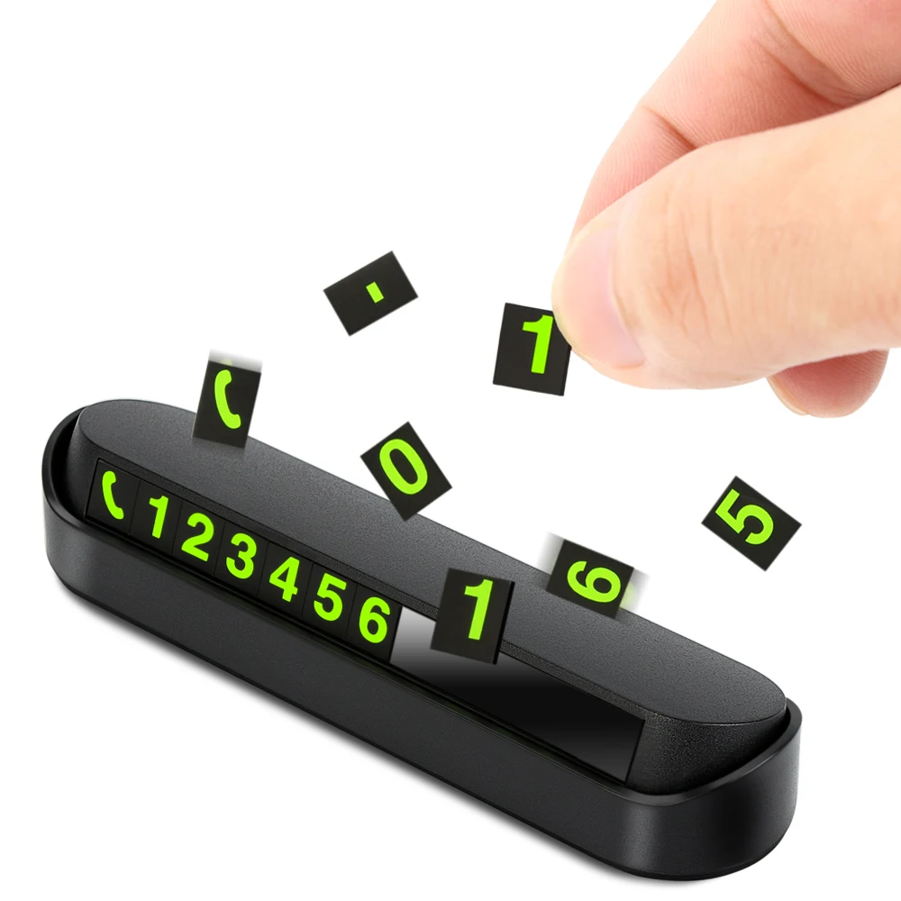 

Telephone Number Car Night Luminous Temporary Parking Card For Lada Granta Vaz Kalina Priora Niva Samara 2 2110 Largus 2109 2107