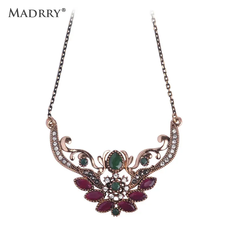 Turkish New Design Big Pendant Necklace Elegant Queen Style Women Charm