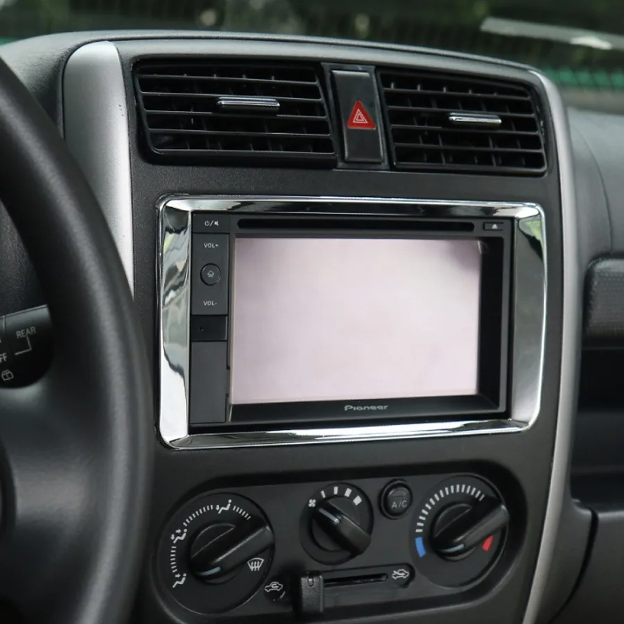 ABS Центральная панель управления навигационная рамка крышка автомобиля наклейка подходит для Suzuki Jimny аксессуары для салона автомобиля