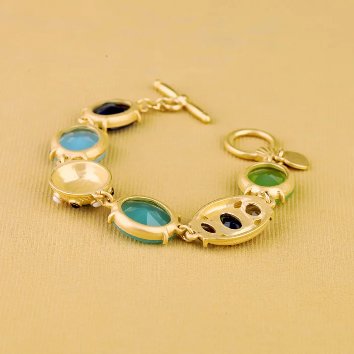 Новое поступление ювелирные изделия Блестящий Драгоценный Камень высокого качества цвет шикарные браслеты и браслеты в браслете