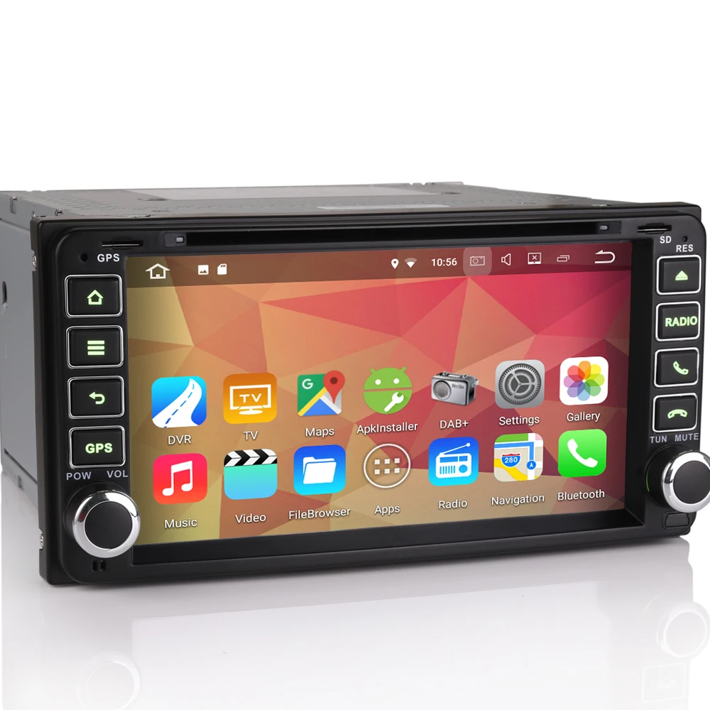 Android 7.1 GPS DAB+Sat Nav Radio RDS Bluetooth DVD CAM IN Car cd