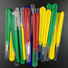 Novo 10 pçs punho plástico costura ripper ponto unpicker fio de algodão artesanato scrapbooking ferramentas costura costurar acessórios por atacado