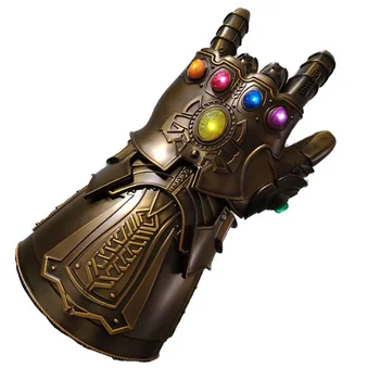 

[Metal made] 3KG 1:1 40cm The avengers 4 metal Thanos Gloves figure Collection model child adult gift cosplay Costume party toys