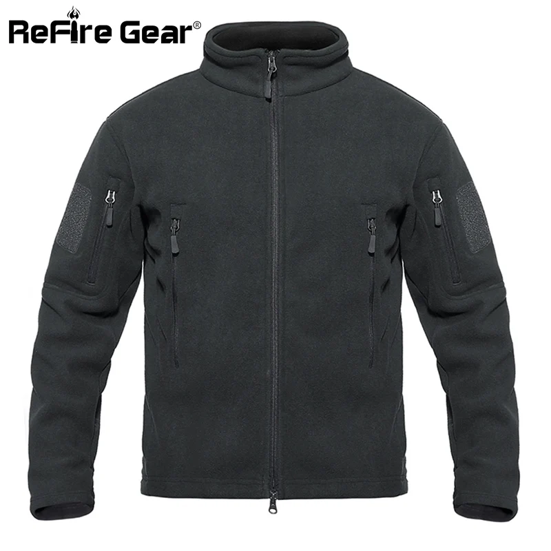 Куртка ReFire Gear Мужская Флисовая тактическая утепленная армейская куртка с мягкой