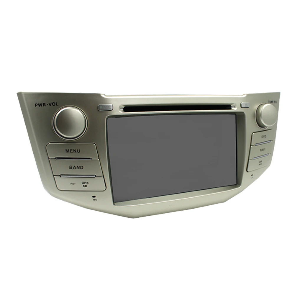 Best BYNCG rx300 2 Din Car DVD Player ure 6.0 Android GPS Radio for rx330,7inch P 1024*600 ,Dual Core 3G WIFI 1g DRR3 1.7GHZ 9