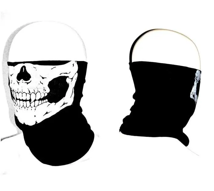 Велосипедная маска для лица Moto casco mascaras Skull трубчатая рта бандана мотоцикла