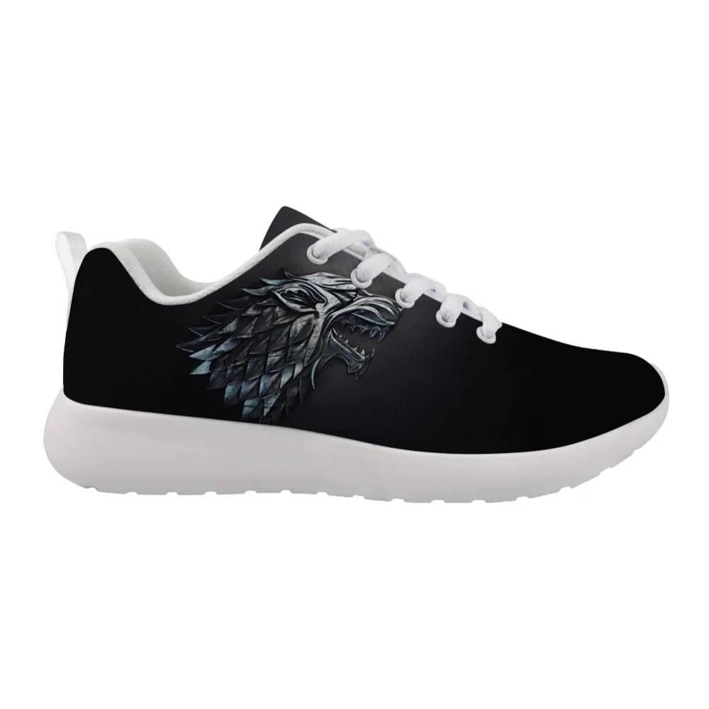 

ELVISWORDS Game of Thrones Sneakers Cool Casual Trainer House Stark Targaryen Lannister Greyjoy Baratheon Arryn Westeros Symbol