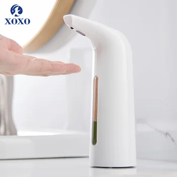 

400ml ABS Automatic Liquid Soap Dispenser Bathroom Smart Sensor Touchless ABS Electroplated Sanitizer Dispensador Kitchen 1805B