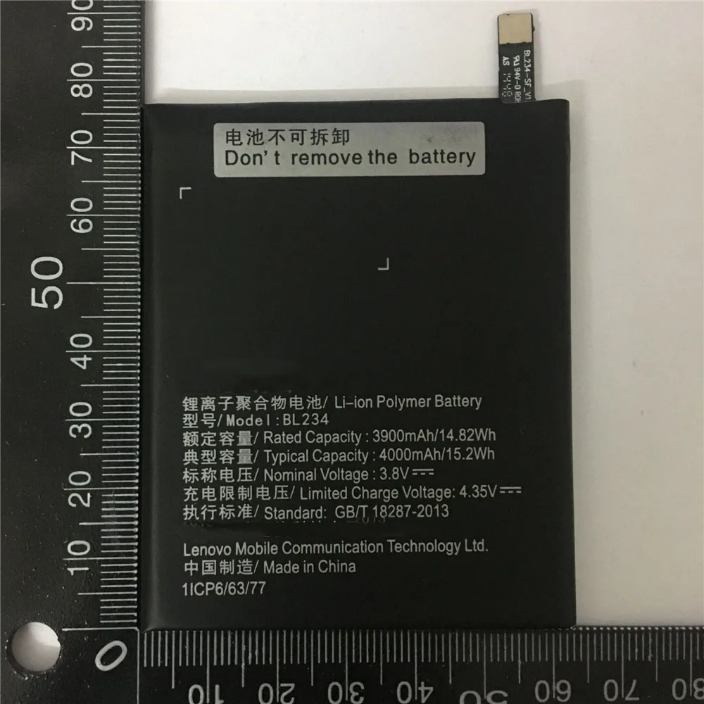 

1pcs 100% High Quality BL234 4000mAh Battery For Lenovo P70 P70t P70-T Mobile Phone