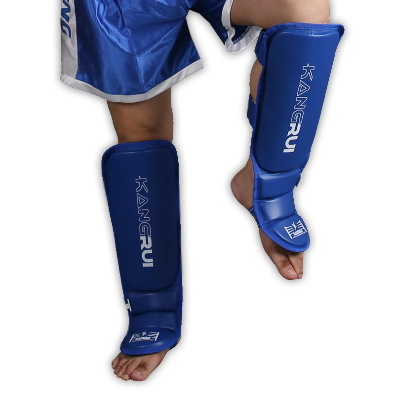 Prix pour Gros PU en cuir adulte enfants Muay thai kick boxing MMA grappling protège-tibias tapis de Karaté pied Protecteur tige jambe protecteurs Prix pour Gros PU en cuir adulte enfants Muay thai kick boxing MMA grappling protège-tibias tapis de Karaté pied Protecteur tige jambe protecteurs