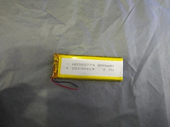 

Packet 3.7V polymer lithium battery 382774 800MAH