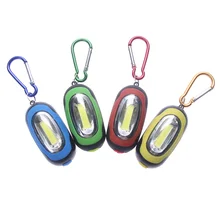 Новое поступление портативная мини сумка-брелок факел 3 режима COB светодиодный световая лампа фонарика многоцветный мини-фонарик