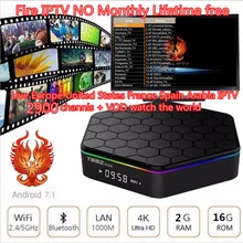 T95Z Plus Mini Tv Box Android TV Box 2018 join HaoSiHD Fire iptv Lifetime free Smart tv Box Media Player Receive 2900 channels