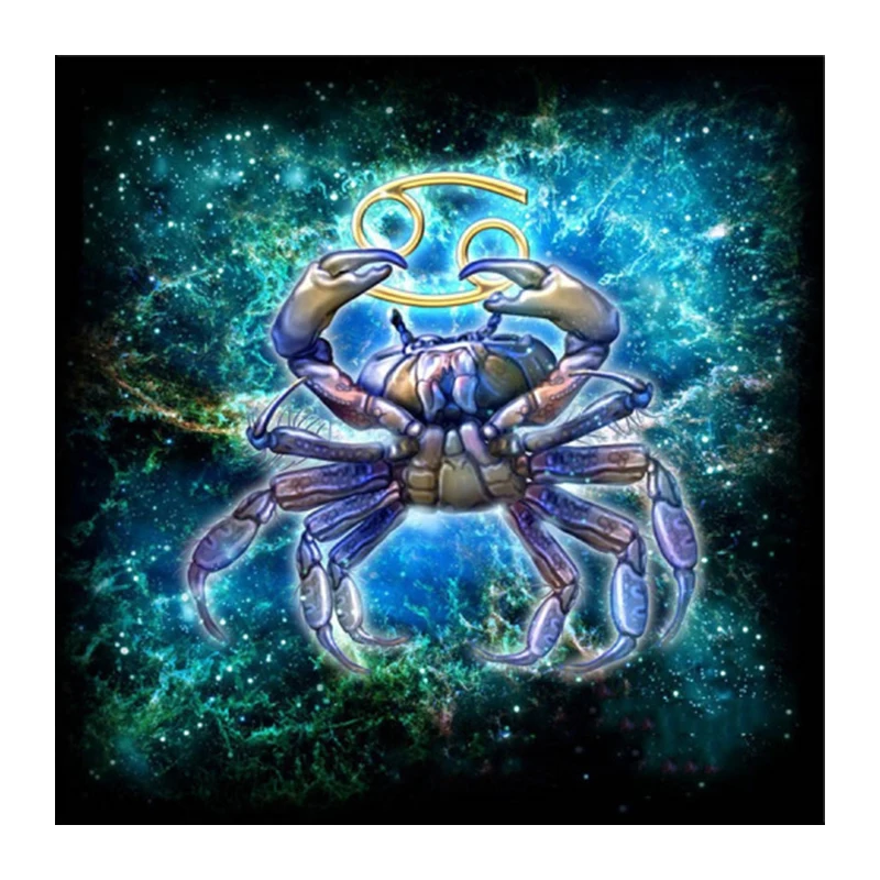 5D Diy diamond painting 12 zodiacal constellations square diamond embroidery Rhinestone cross-stitch mosaic-4
