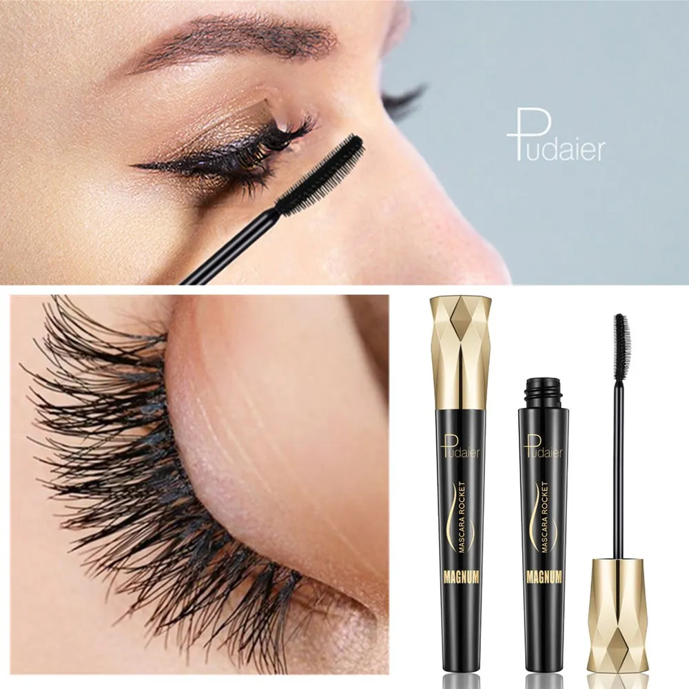 

Diamond Eye Lash Mascara 4d Fiber Waterproof Rimel Mascara Eyelash Makeup Cosmetic Curling Lengthening Lashes Black Ink