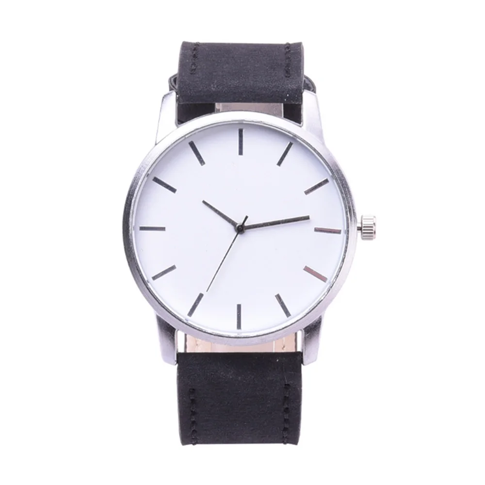 

2019 Men Sport Watches Men's Quartz Clock Man Leather Wrist Watch Stainless Steel Analog Ultrathin Watch for Gentlemen#SS50