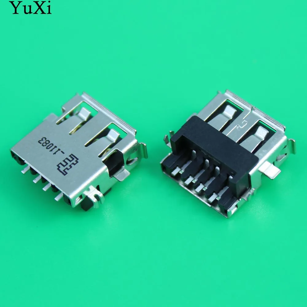 YuXi USB гнездовой разъем 2 0 USB-порт для ноутбука Lenovo Asus и т. д. медный вниз | Компьютеры