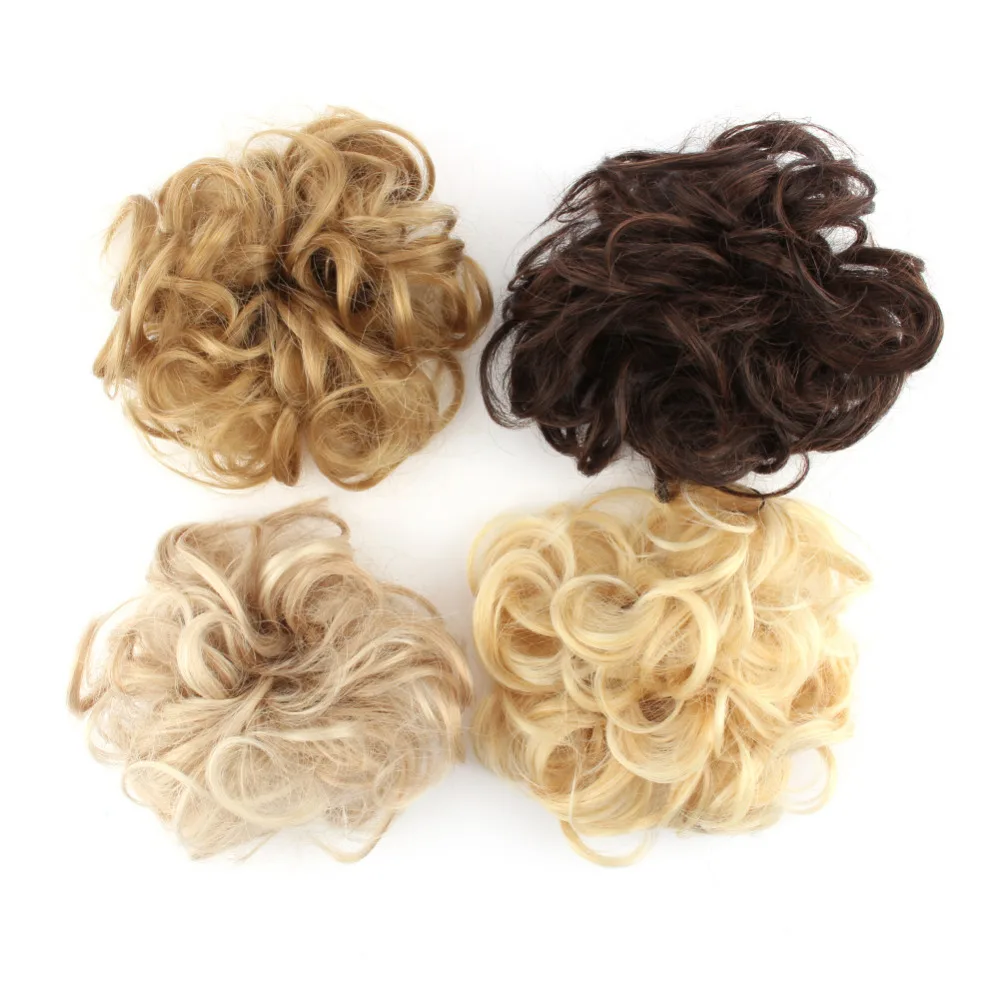 2017 New 1pcs 4 Colors Hair Extension Tail Bride Bun Hairpiece