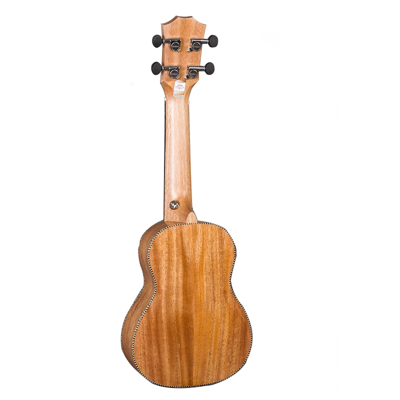 21 дюймов сопрано Массив ели укулеле из красного дерева Гавайская гитара 4 струны Великобритания ручной работы Музыкальные инструменты